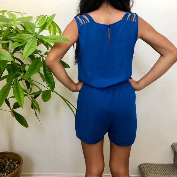 Doe & Rae Blue Romper - Picture 2 of 3
